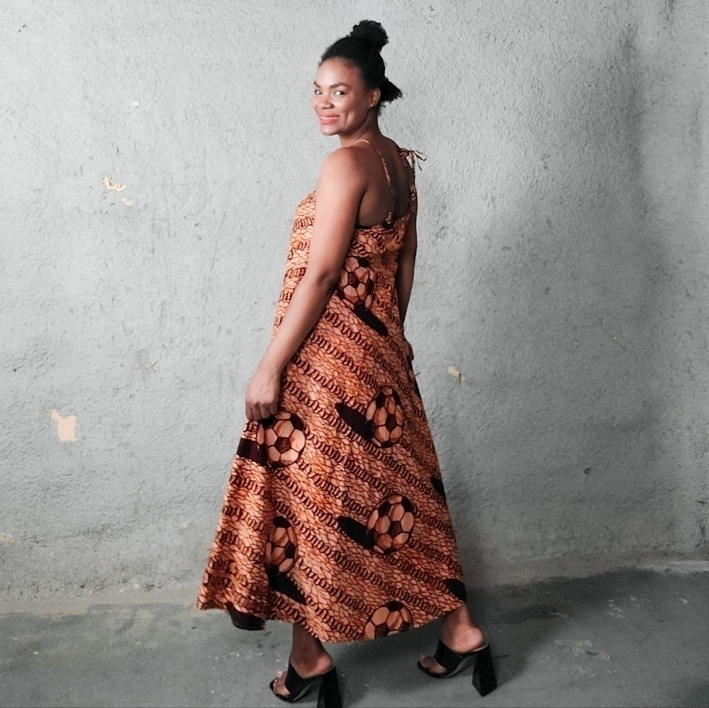 French Designer Maxi Dress, Fits M